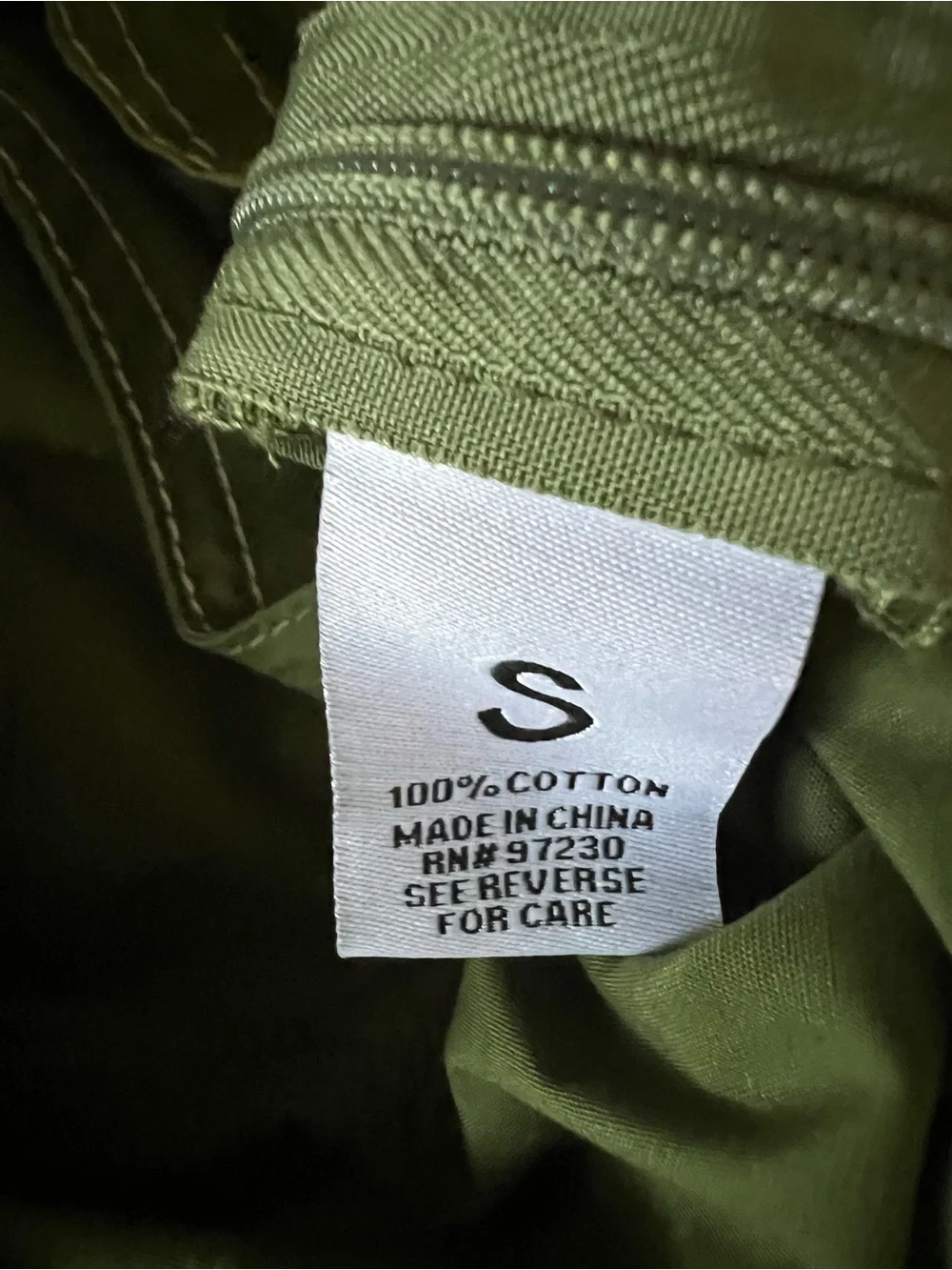 Almost Famous Olive Green Cargo Utility Jumpsuit - Picture 4 of 5